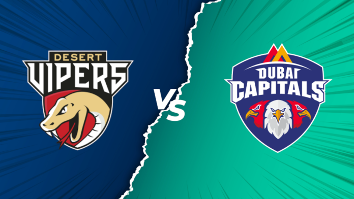 Dubai-Capitals-vs-Desert-Vipers-13th-Match-Analysis-And-Prediction