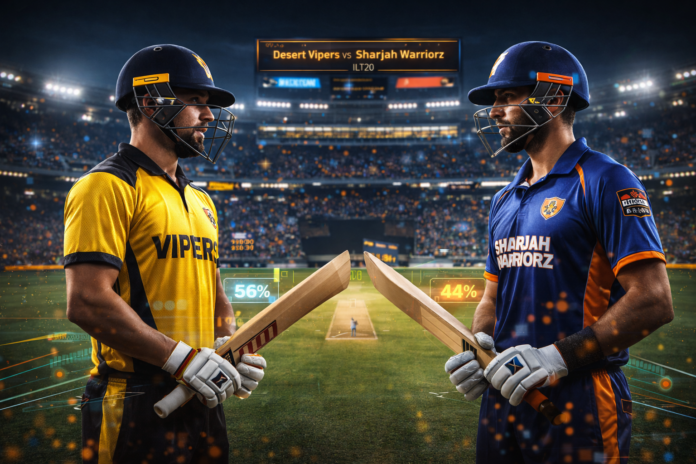 Desert Vipers vs Sharjah Warriorz